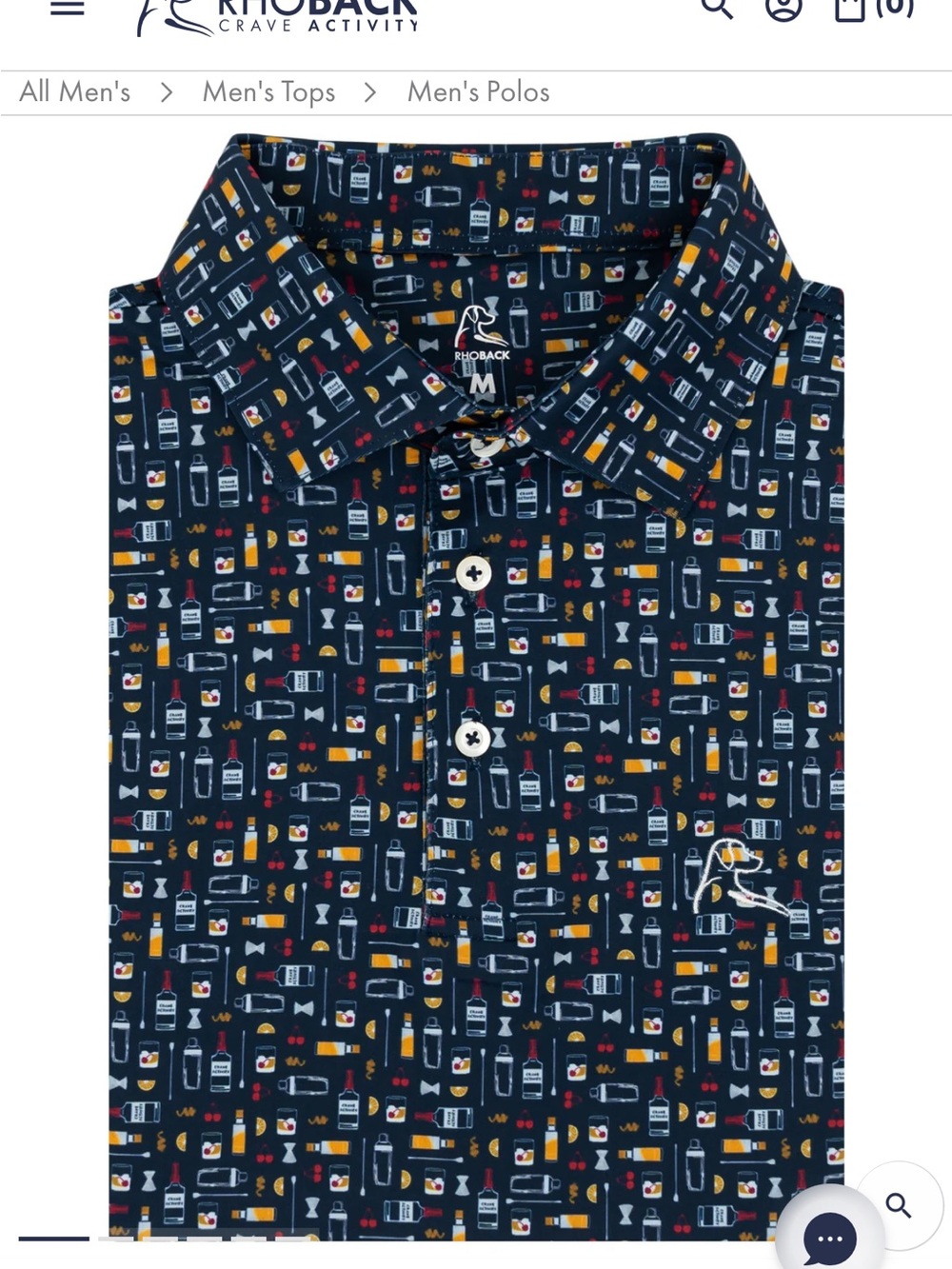 XL (worn once) Rhoback The Old Fashioned Polo